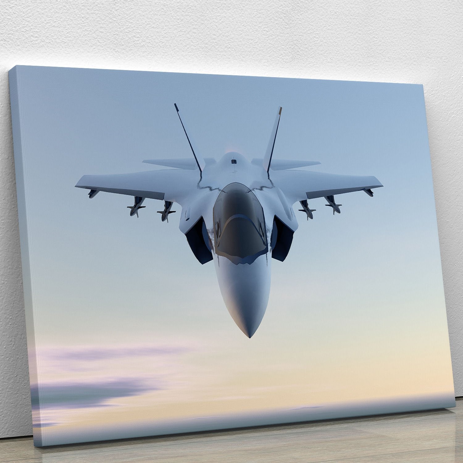 3D Jet F-35 fighter Canvas Print or Poster