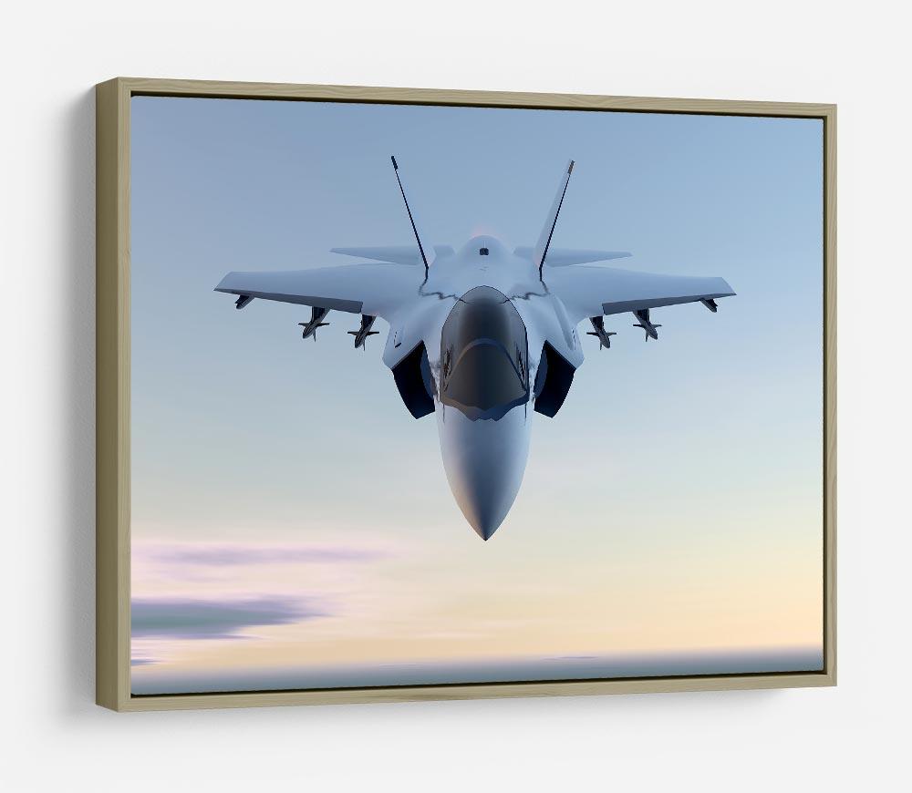 3D Jet F-35 fighter HD Metal Print