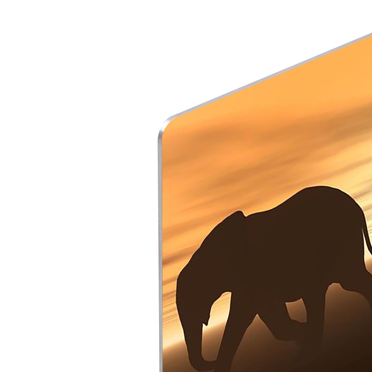 3D render of elephants HD Metal Print - Canvas Art Rocks - 4