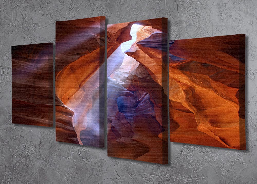 Pure Photodelight2 4 Split Panel Canvas - Canvas Art Rocks - 2