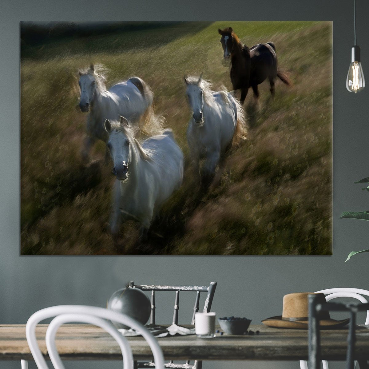 Horses Gallop in Canvas Print or Poster - Canvas Art Rocks - 3