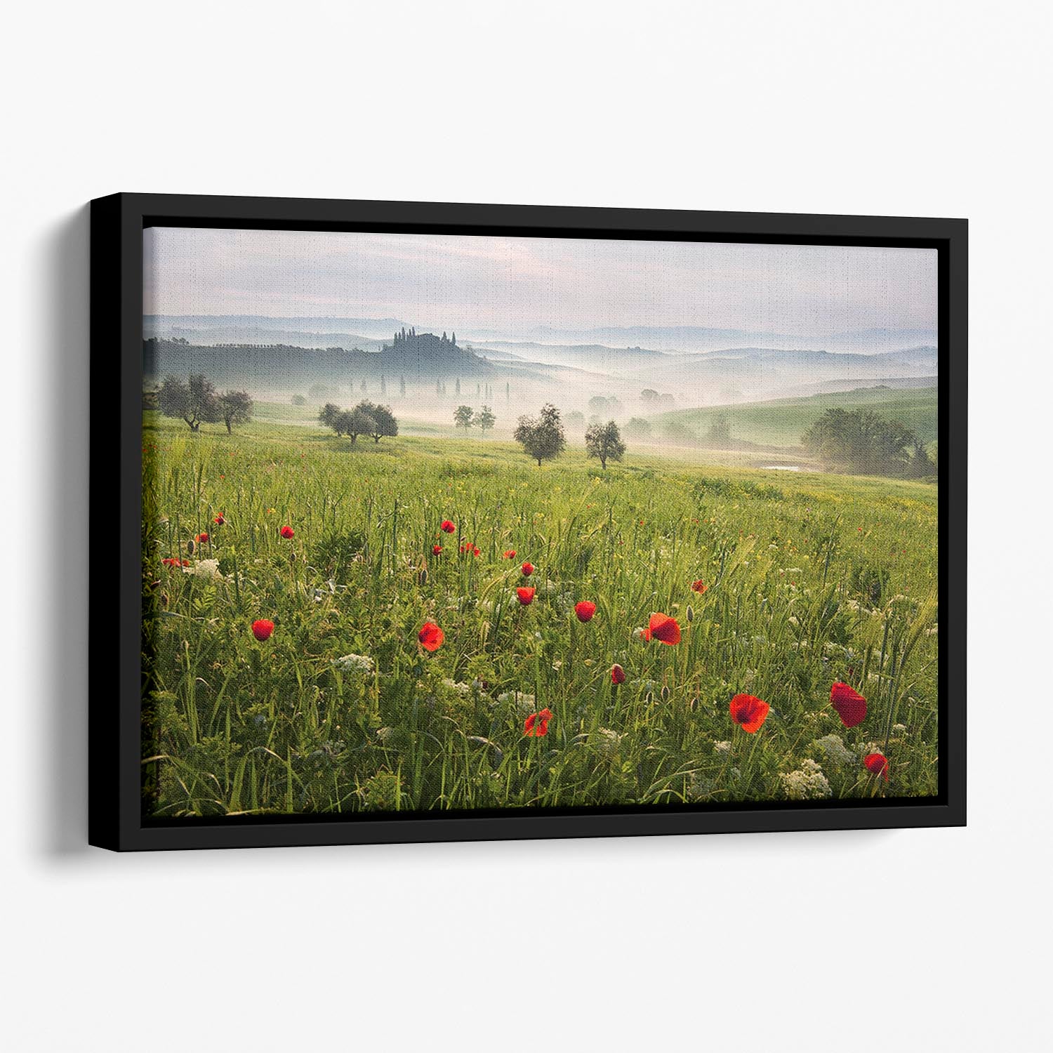 Tuscan Spring Floating Framed Canvas - Canvas Art Rocks - 1