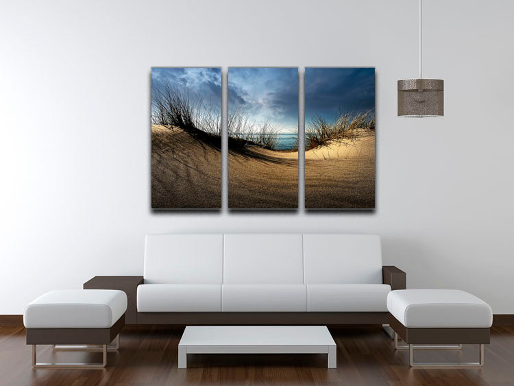 Dunes 3 Split Panel Canvas Print - Canvas Art Rocks - 3
