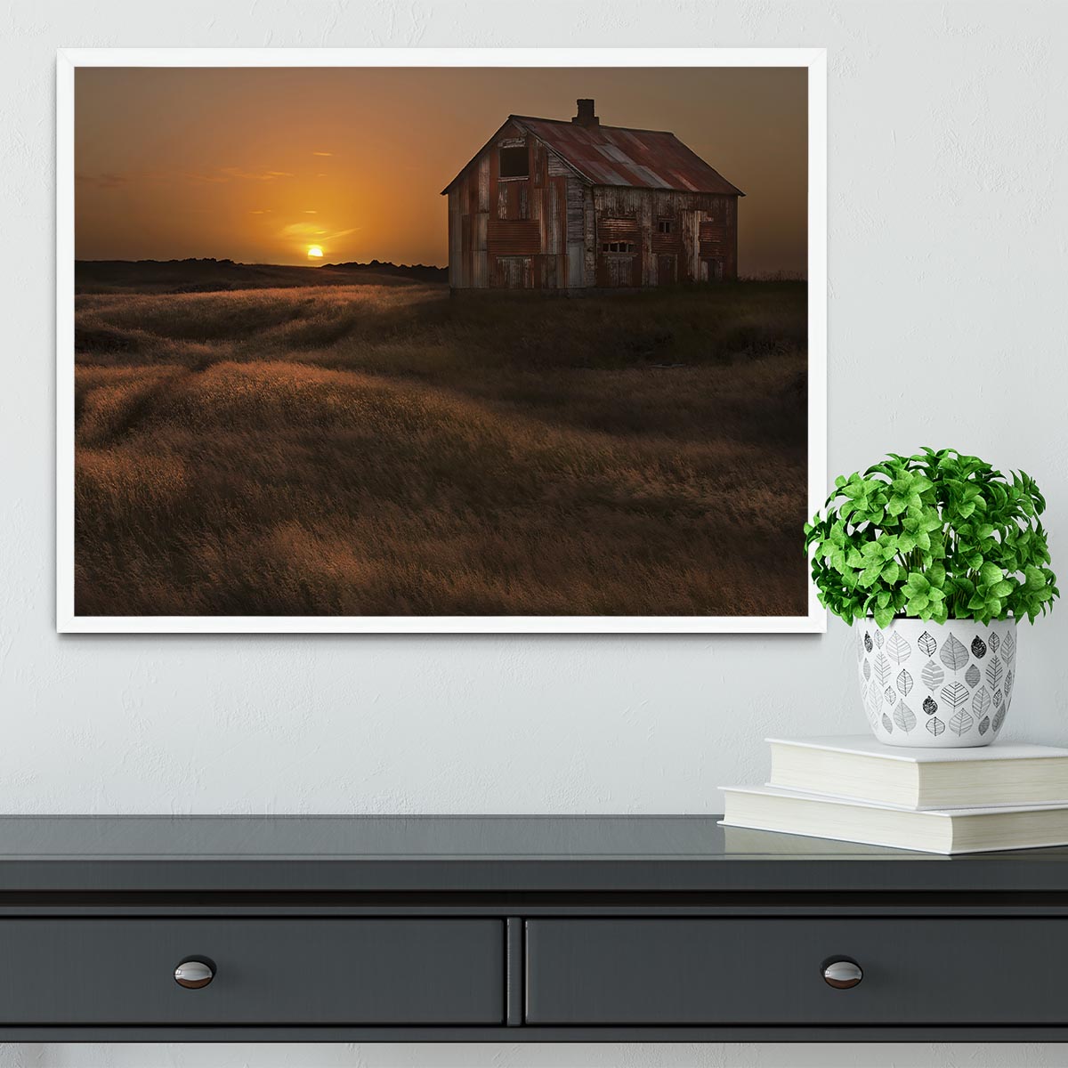 September Sun Framed Print - Canvas Art Rocks -6