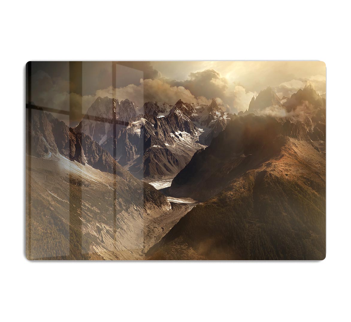 Mont Blanc Massiv HD Metal Print - Canvas Art Rocks - 1