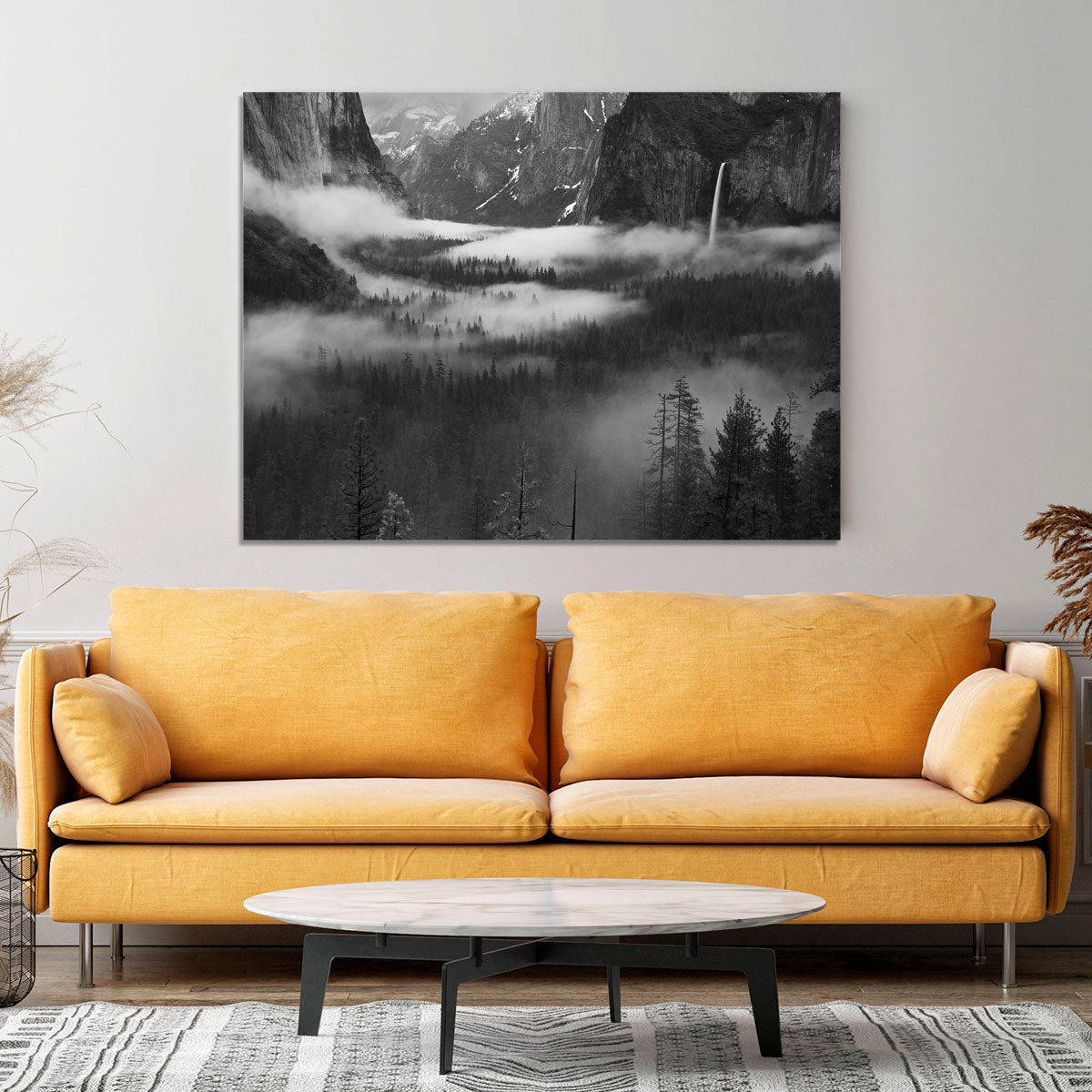 Fog Floating In Yosemite Valley Canvas Print or Poster - Canvas Art Rocks - 4