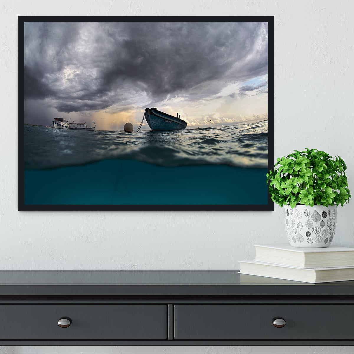 The Boat Framed Print - Canvas Art Rocks - 2