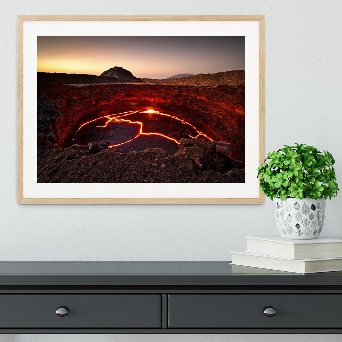 Crater Lake Framed Print - Canvas Art Rocks - 3