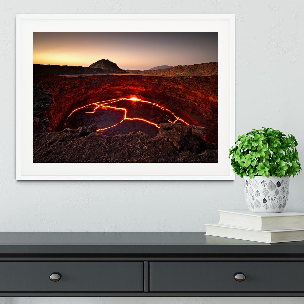 Crater Lake Framed Print - Canvas Art Rocks - 5