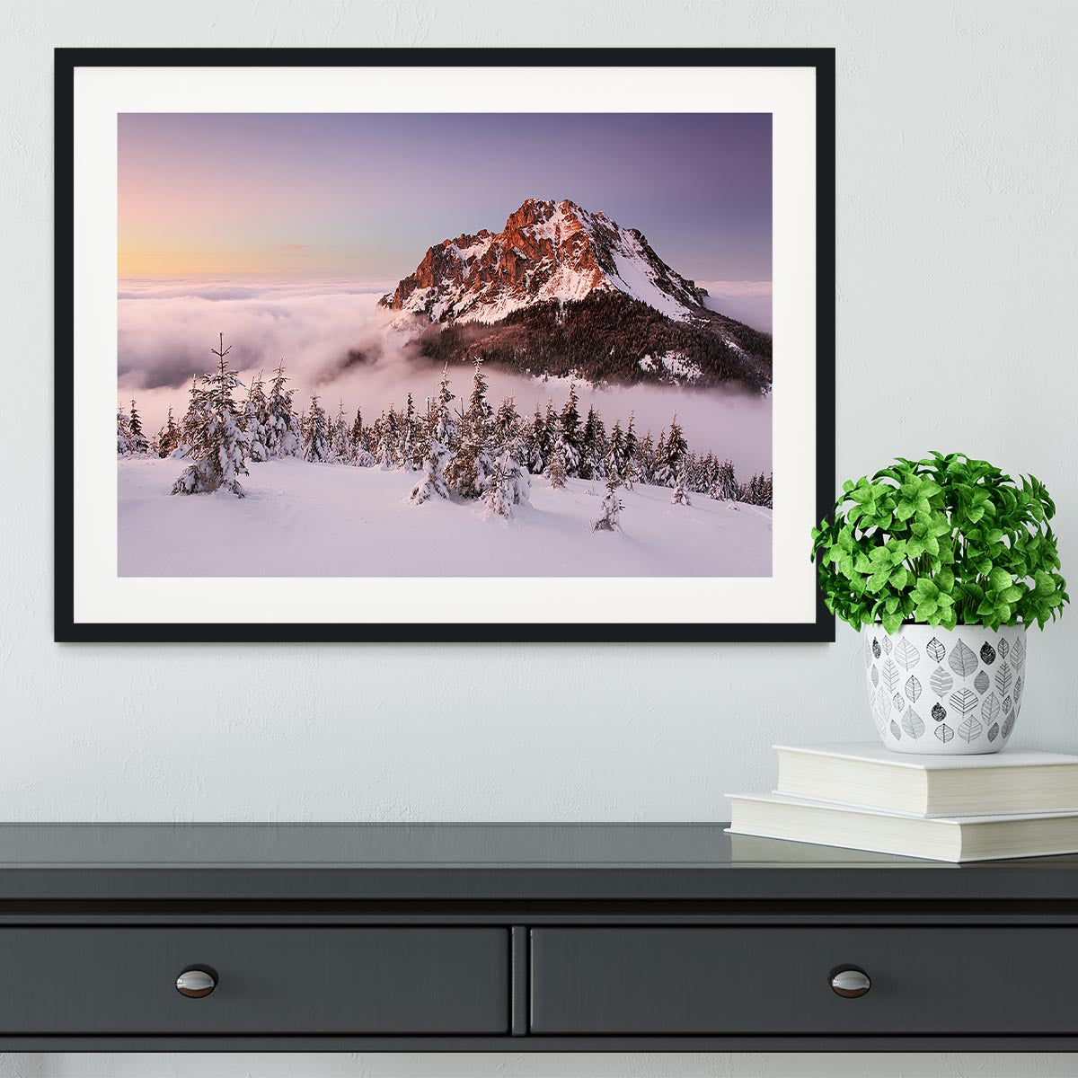 Rozsutec Peak Framed Print - Canvas Art Rocks - 1