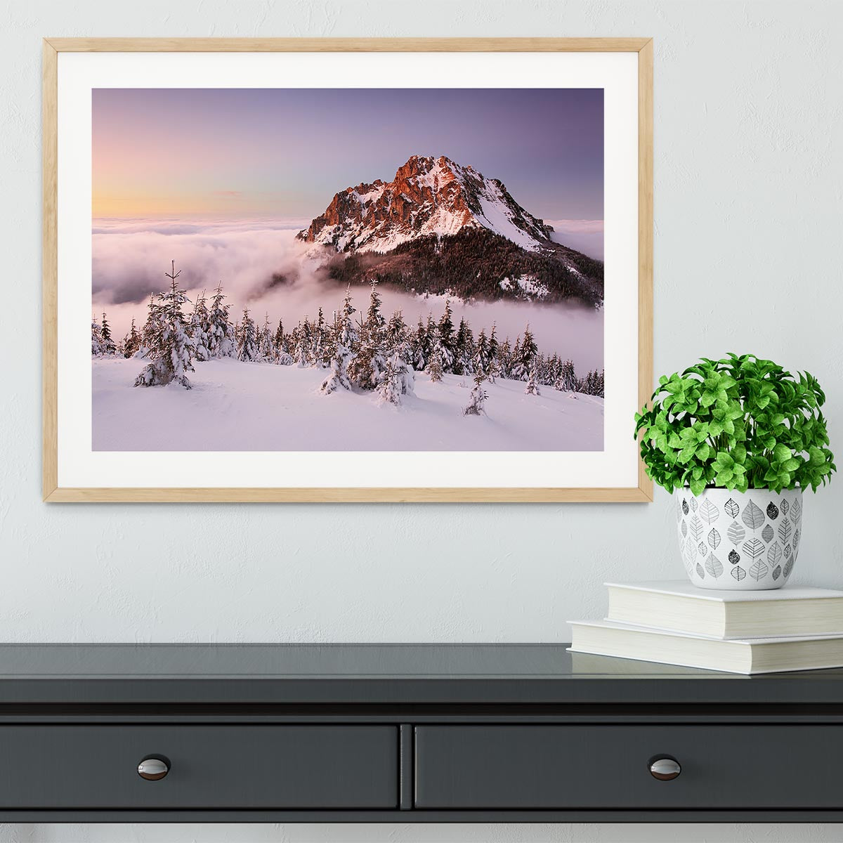 Rozsutec Peak Framed Print - Canvas Art Rocks - 3