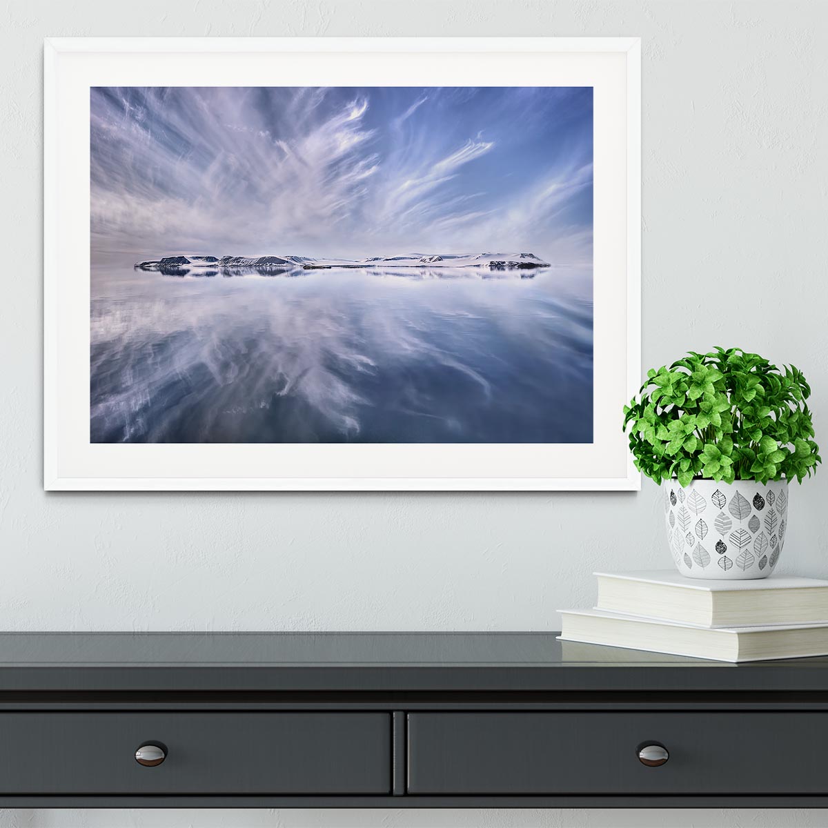 Only A Beautiful Artic Day Framed Print - Canvas Art Rocks - 5