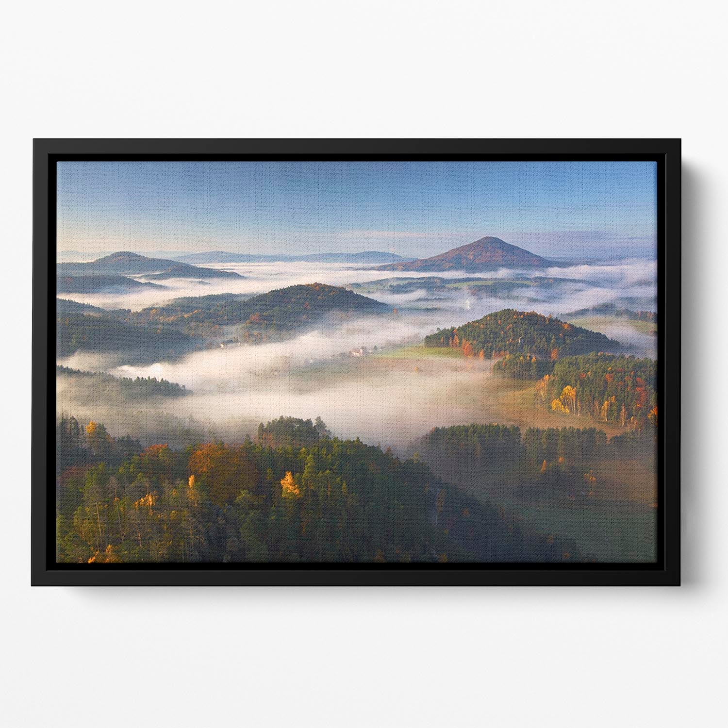 Autumn Fairytale Floating Framed Canvas - Canvas Art Rocks - 2