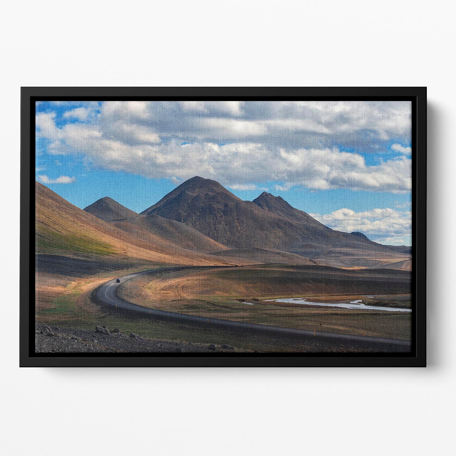 Iceland Floating Framed Canvas - Canvas Art Rocks - 2