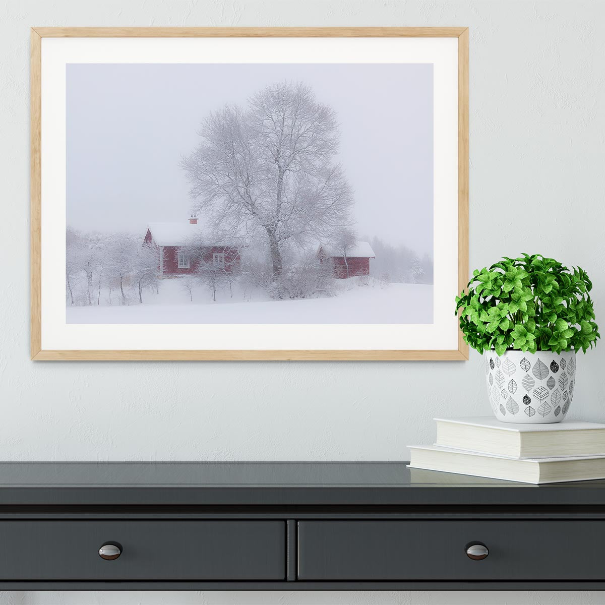 Winter Idyll Framed Print - Canvas Art Rocks - 3