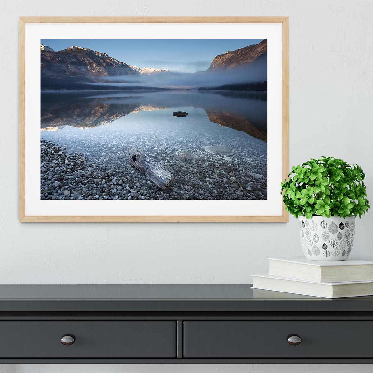 Bohinj's Tranquility Framed Print - Canvas Art Rocks - 3