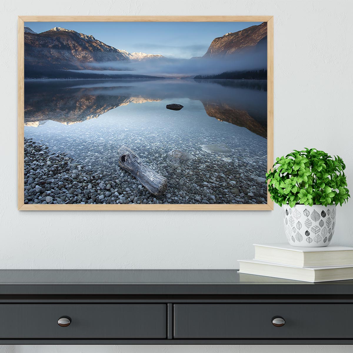 Bohinj's Tranquility Framed Print - Canvas Art Rocks - 4