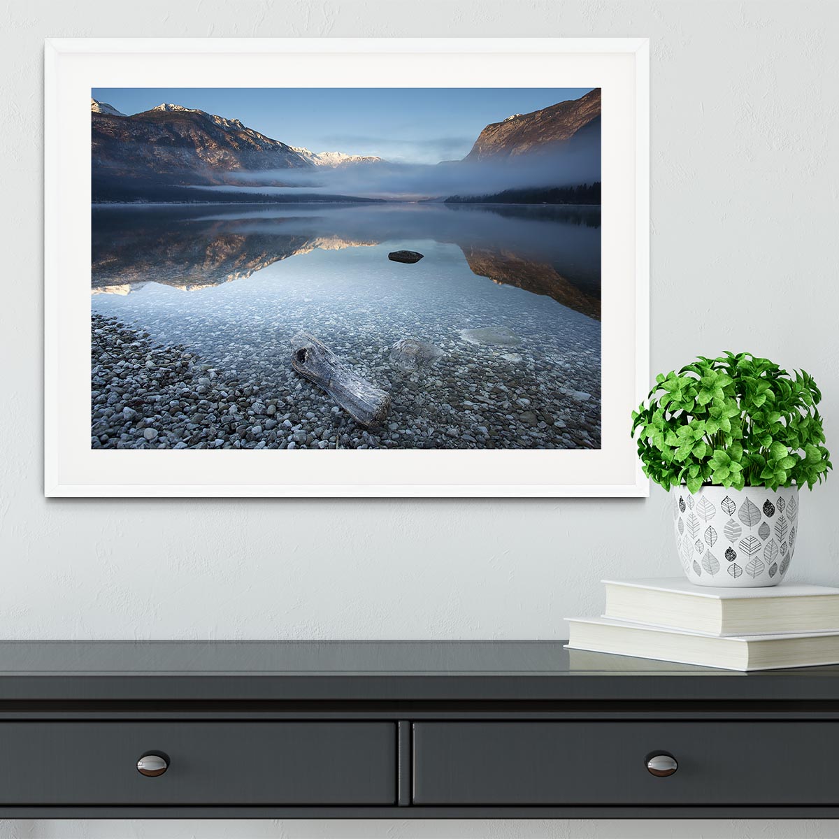 Bohinj's Tranquility Framed Print - Canvas Art Rocks - 5