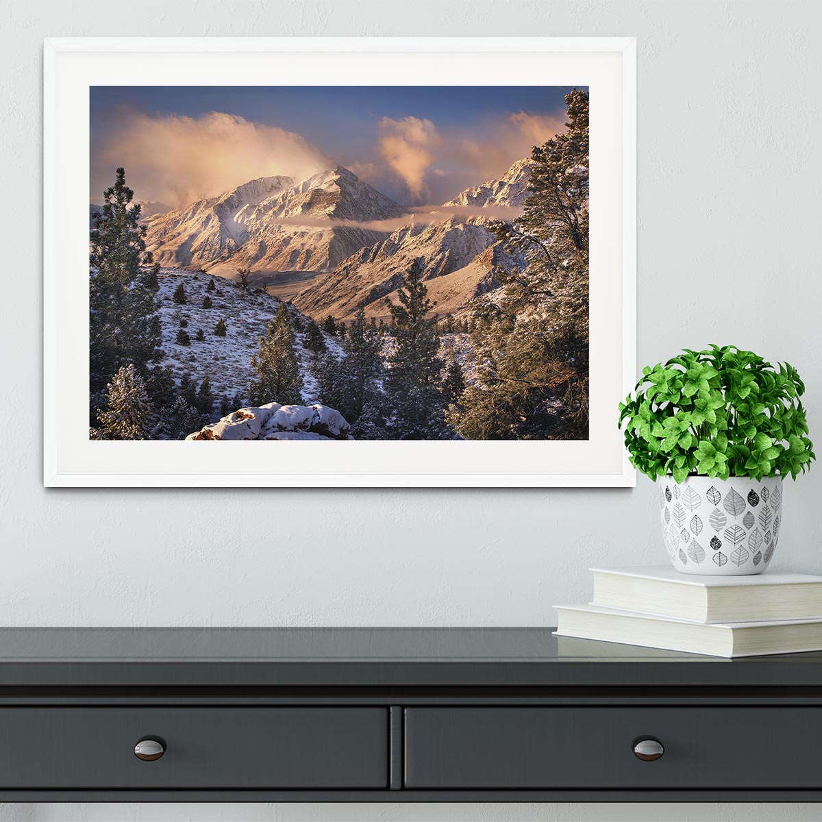 Mountain Light Framed Print - Canvas Art Rocks - 5