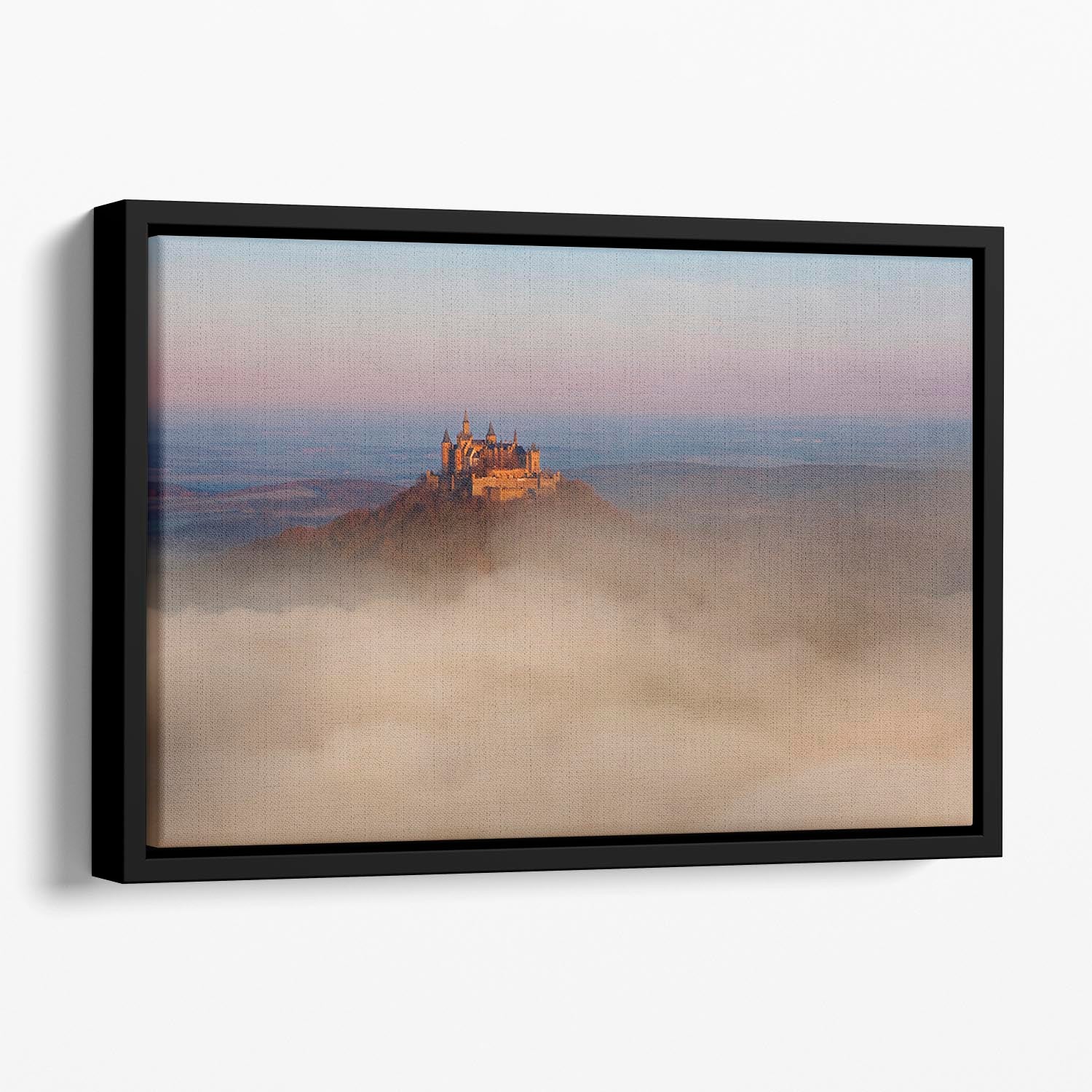 Fairytale Castle Hohenzollern Floating Framed Canvas - Canvas Art Rocks - 1