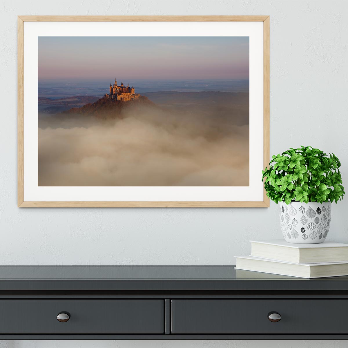 Fairytale Castle Hohenzollern Framed Print - Canvas Art Rocks - 3