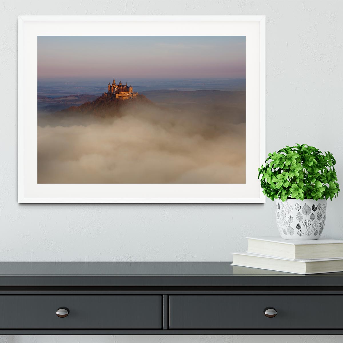 Fairytale Castle Hohenzollern Framed Print - Canvas Art Rocks - 5