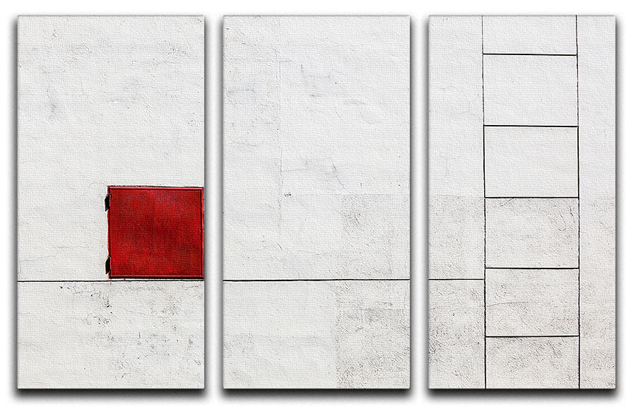 Suprematism Is All Around 3 Split Panel Canvas Print - Canvas Art Rocks - 1