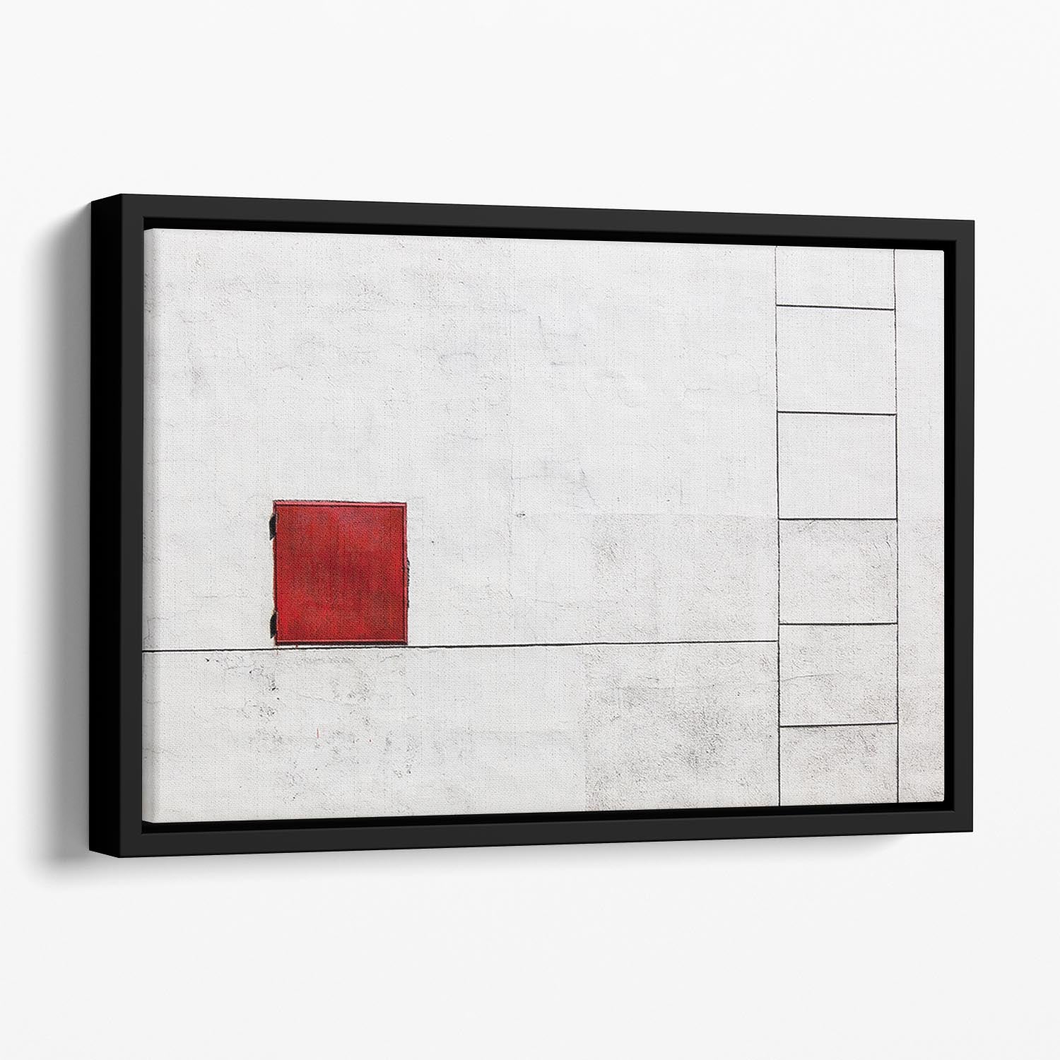 Suprematism Is All Around Floating Framed Canvas - Canvas Art Rocks - 1