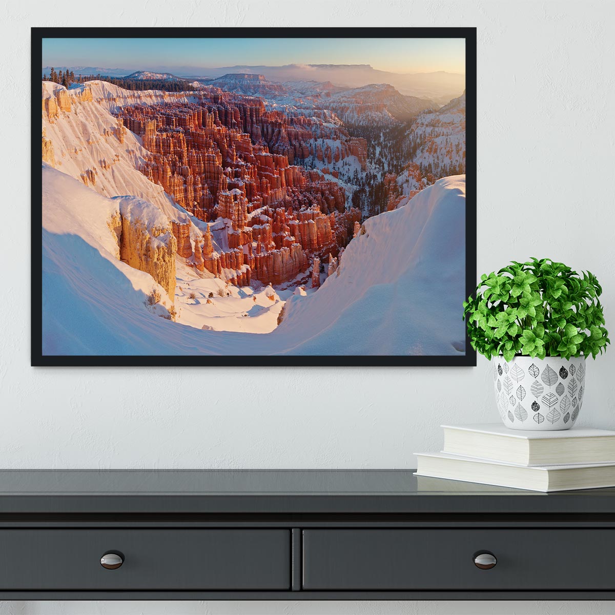 Inspiration Point Framed Print - Canvas Art Rocks - 2