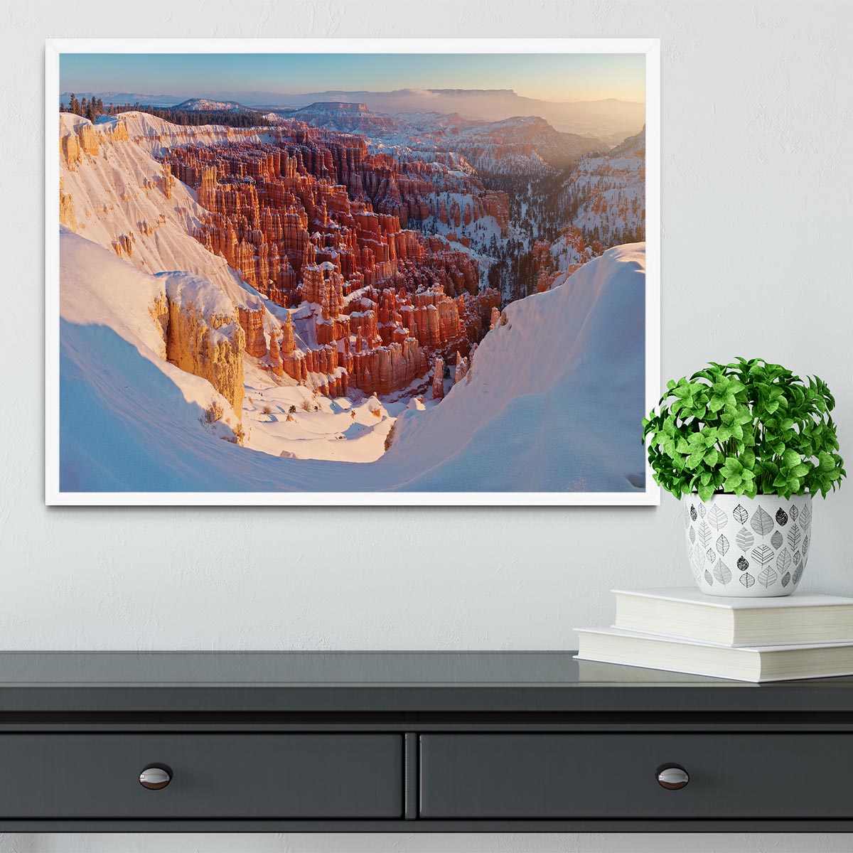 Inspiration Point Framed Print - Canvas Art Rocks -6