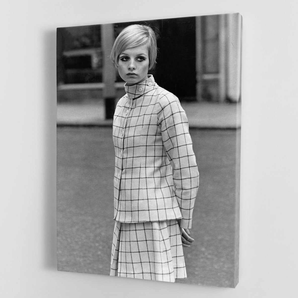 60s model Twiggy Canvas Print or Poster