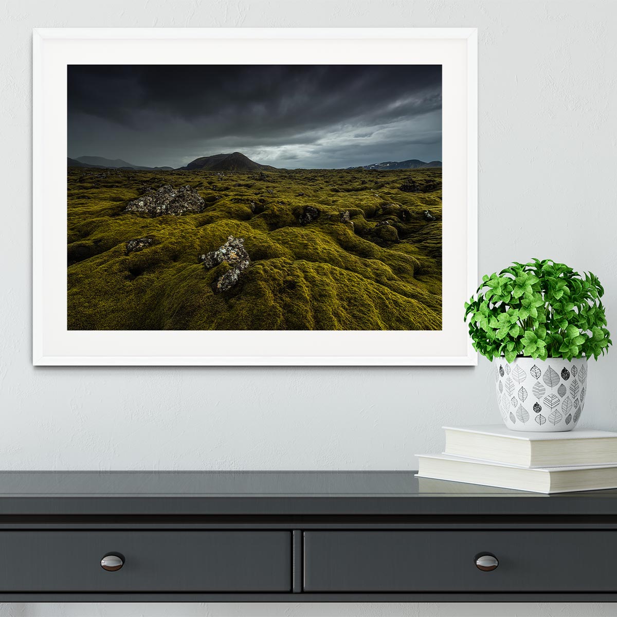 Green Carpet Framed Print - Canvas Art Rocks - 5