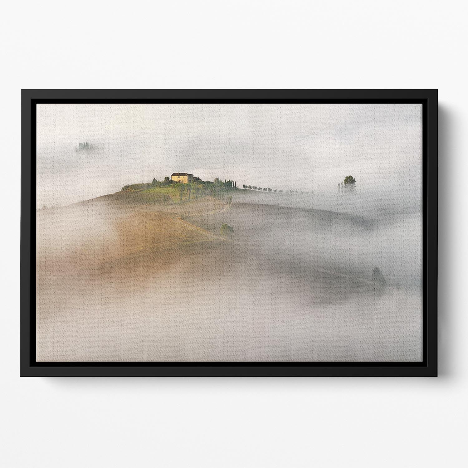 Tuscany Landscape Floating Framed Canvas - Canvas Art Rocks - 2