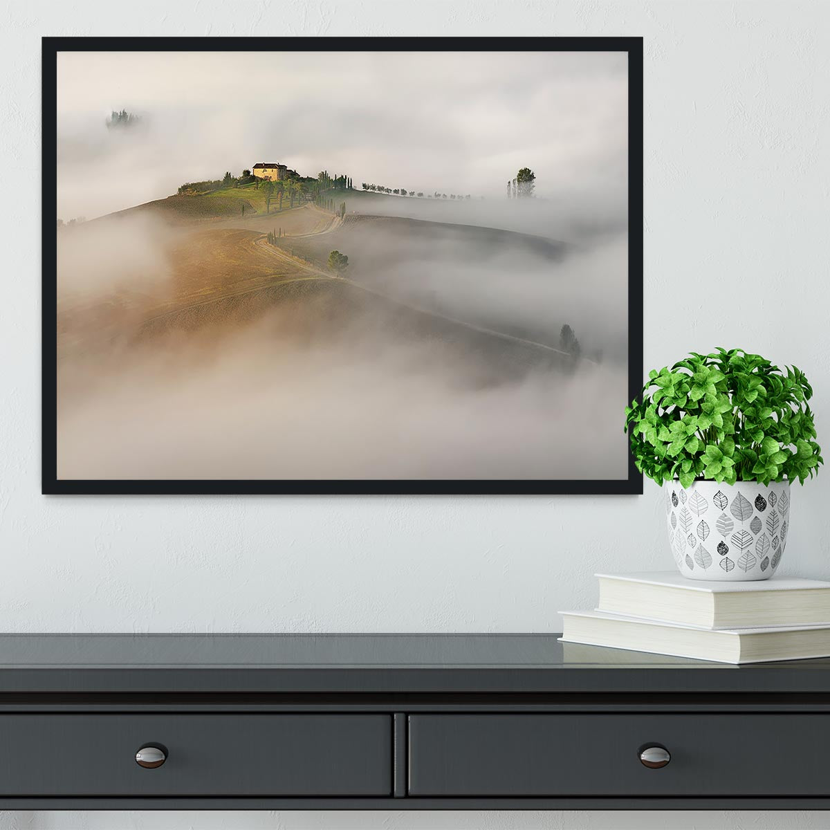 Tuscany Landscape Framed Print - Canvas Art Rocks - 2