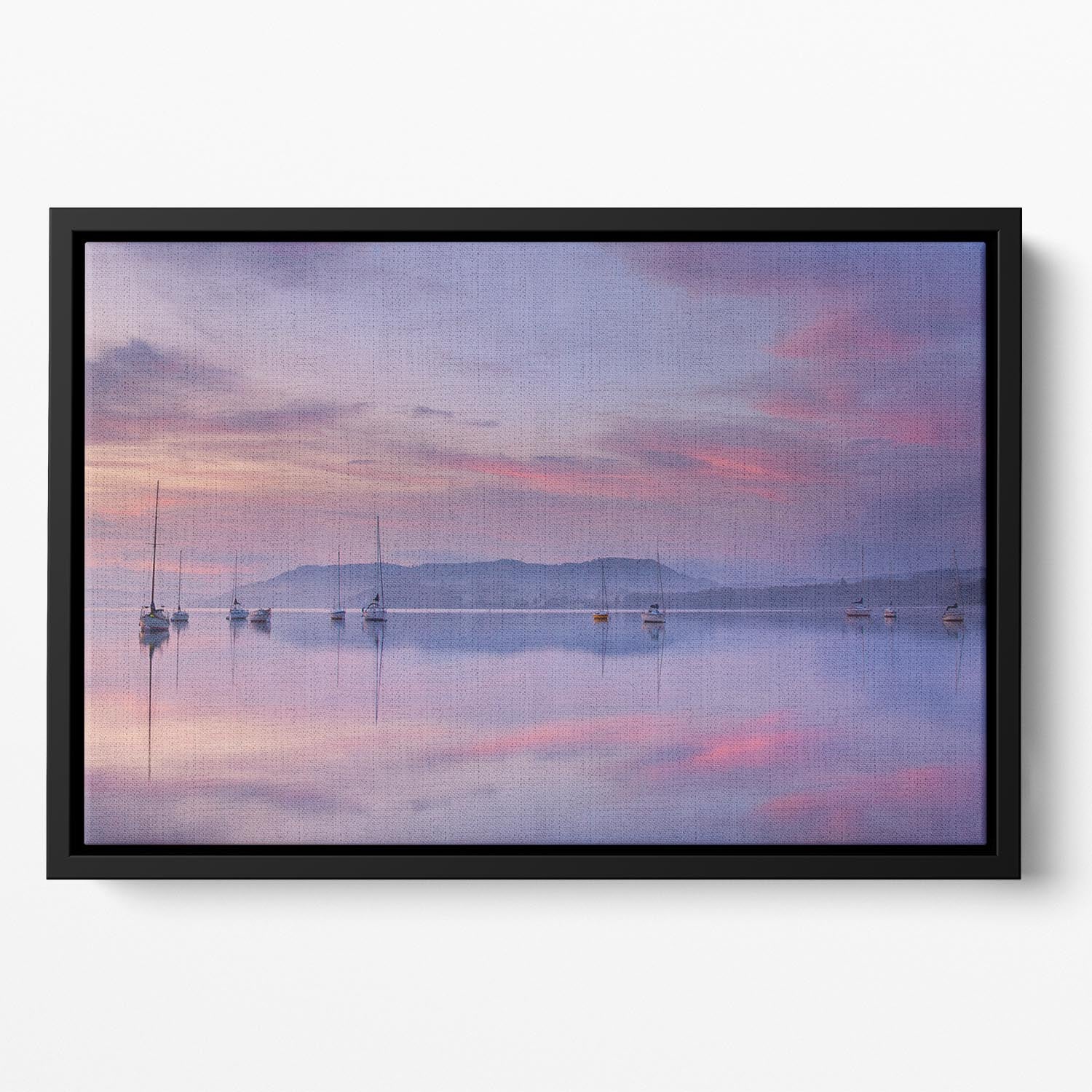 Morning Mood Floating Framed Canvas - Canvas Art Rocks - 2