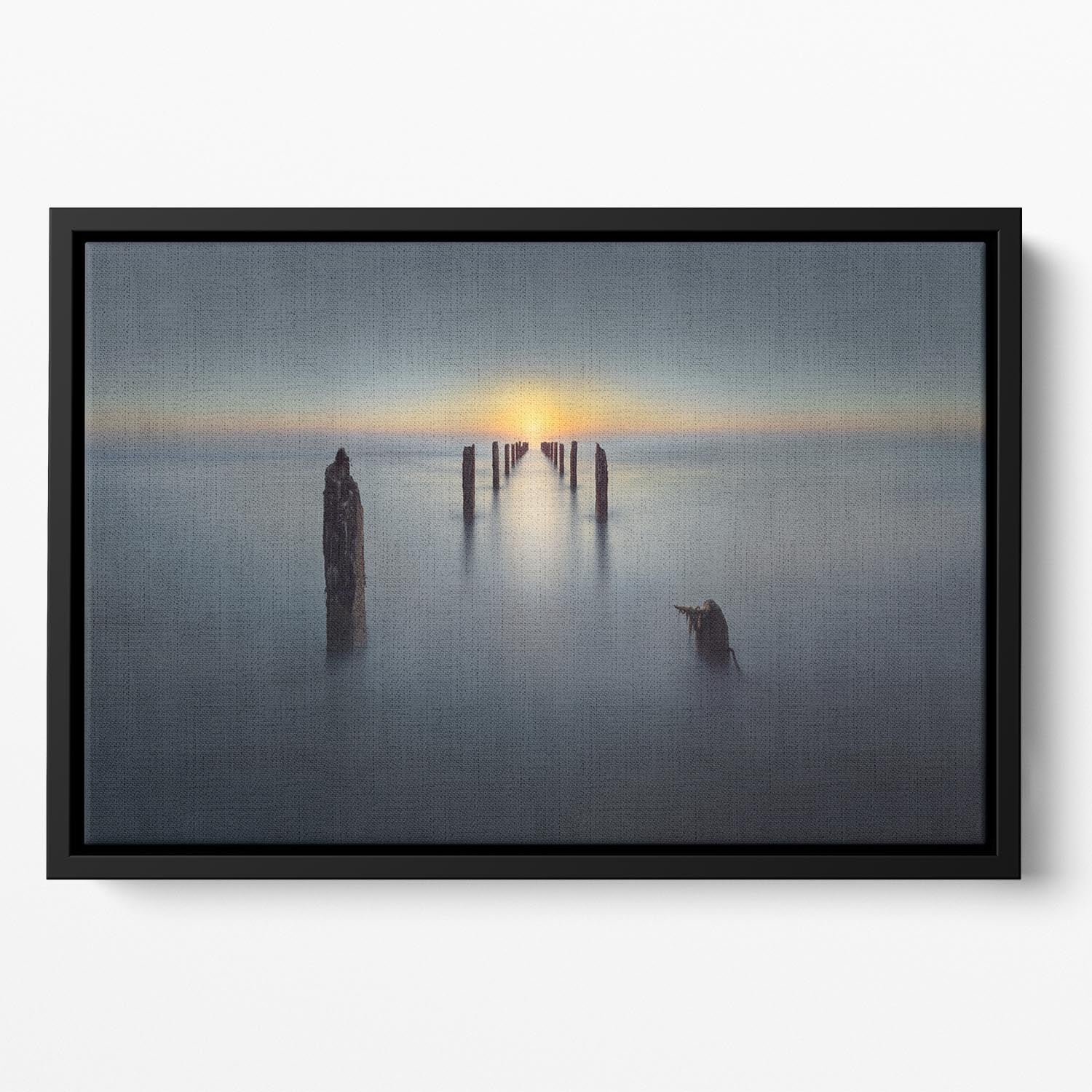 Last Light Floating Framed Canvas - Canvas Art Rocks - 2