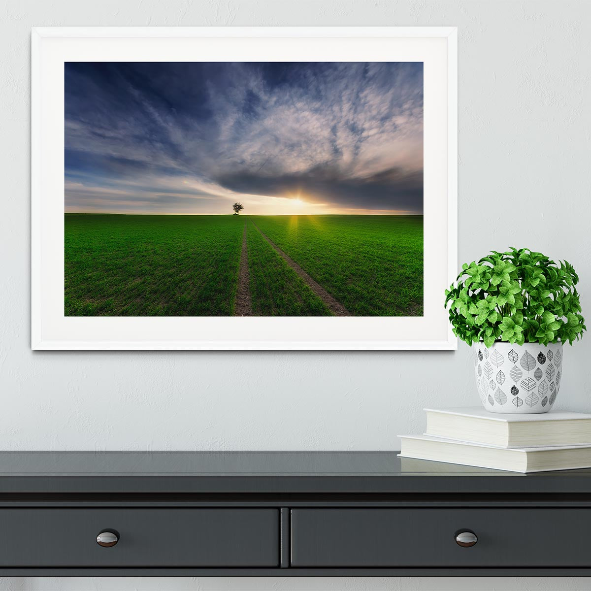 Loner In The Sun Framed Print - Canvas Art Rocks - 5