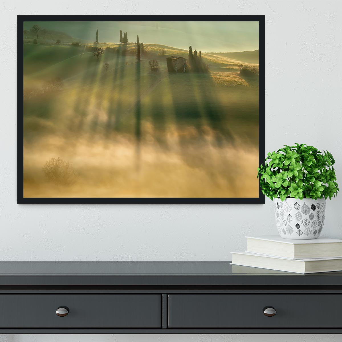 Mist Framed Print - Canvas Art Rocks - 2