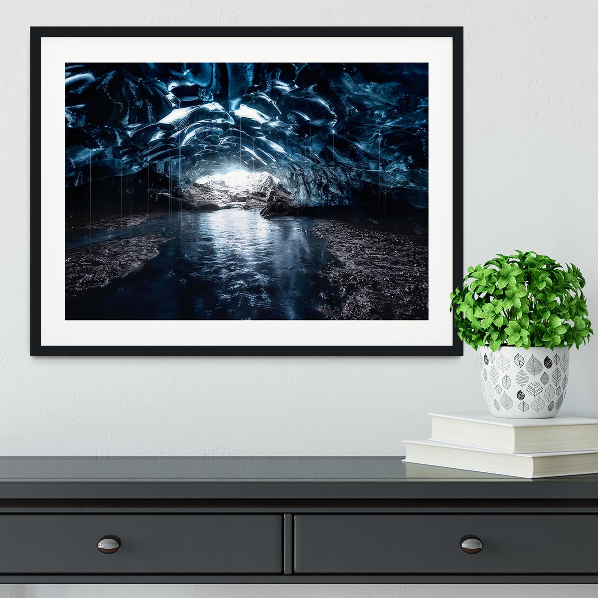 Into The Blue Framed Print - Canvas Art Rocks - 1