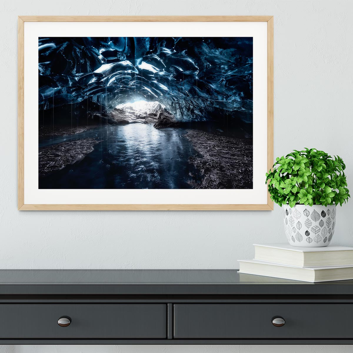 Into The Blue Framed Print - Canvas Art Rocks - 3