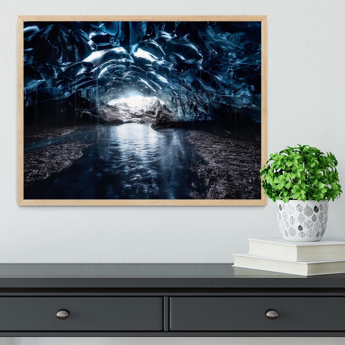 Into The Blue Framed Print - Canvas Art Rocks - 4