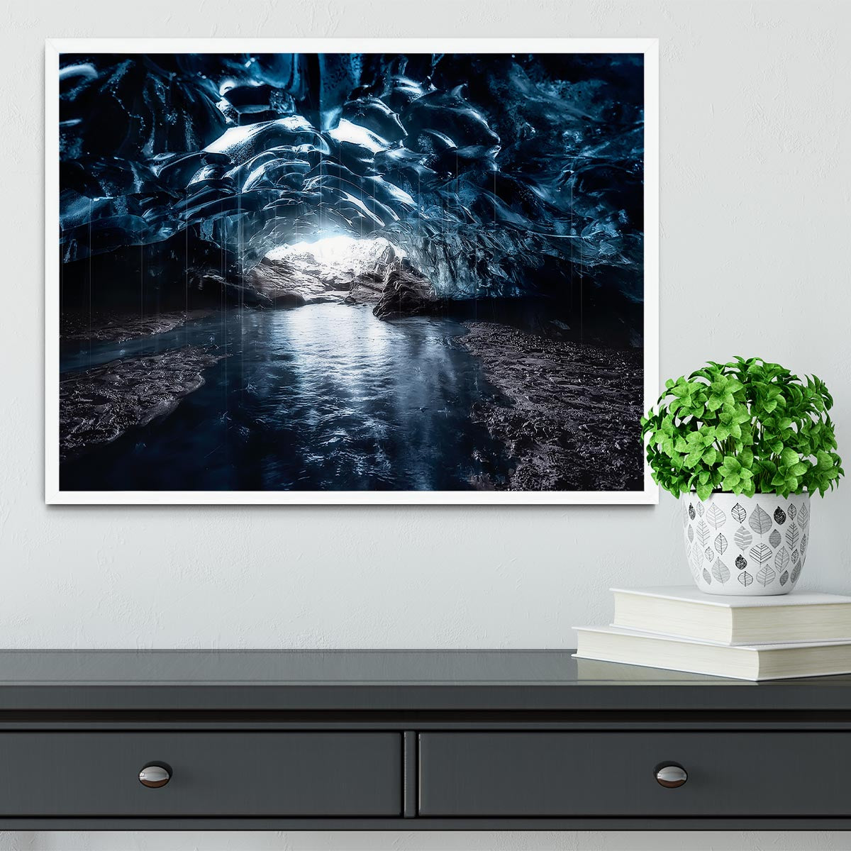 Into The Blue Framed Print - Canvas Art Rocks -6