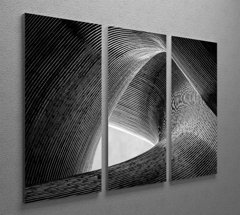 Entwined 3 Split Panel Canvas Print - Canvas Art Rocks - 2