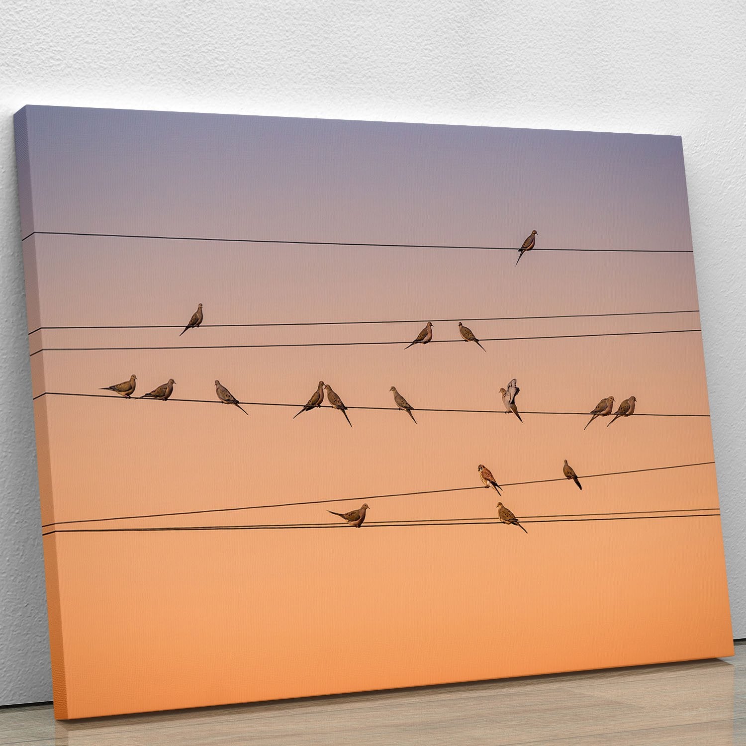 Sunrise Birds Canvas Print or Poster - Canvas Art Rocks - 1