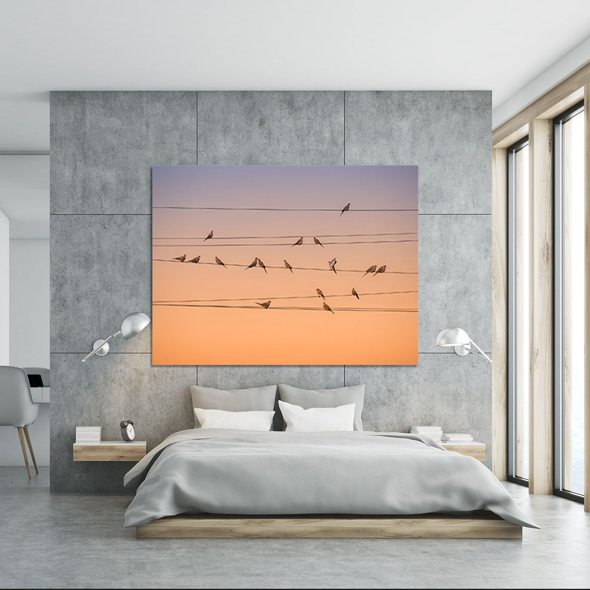 Sunrise Birds Canvas Print or Poster - Canvas Art Rocks - 5