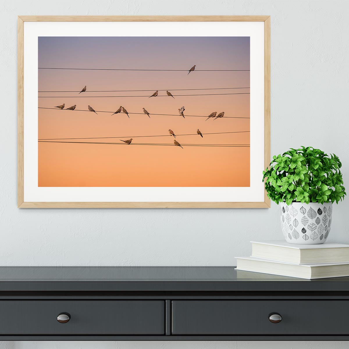 Sunrise Birds Framed Print - Canvas Art Rocks - 3
