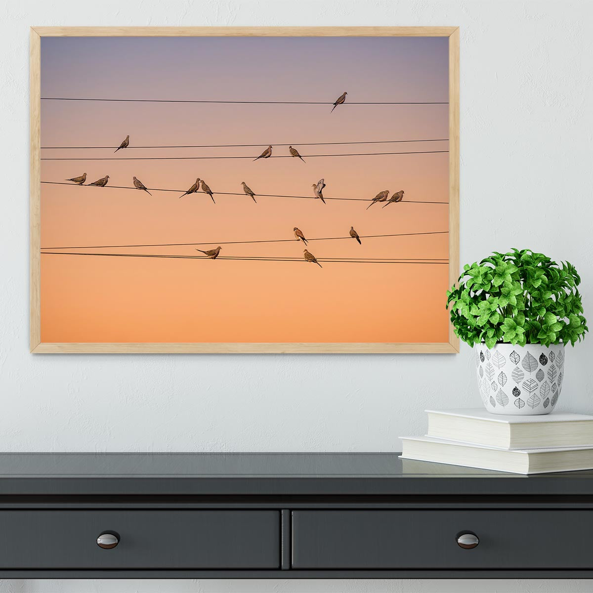 Sunrise Birds Framed Print - Canvas Art Rocks - 4