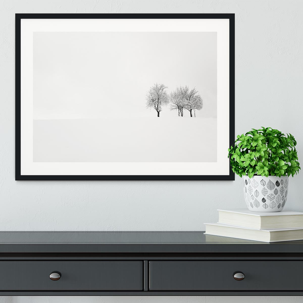 Tree And Silence Framed Print - Canvas Art Rocks - 1