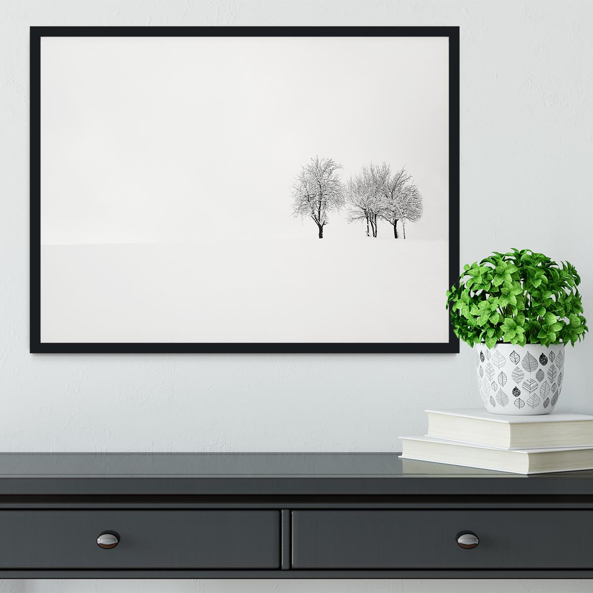 Tree And Silence Framed Print - Canvas Art Rocks - 2