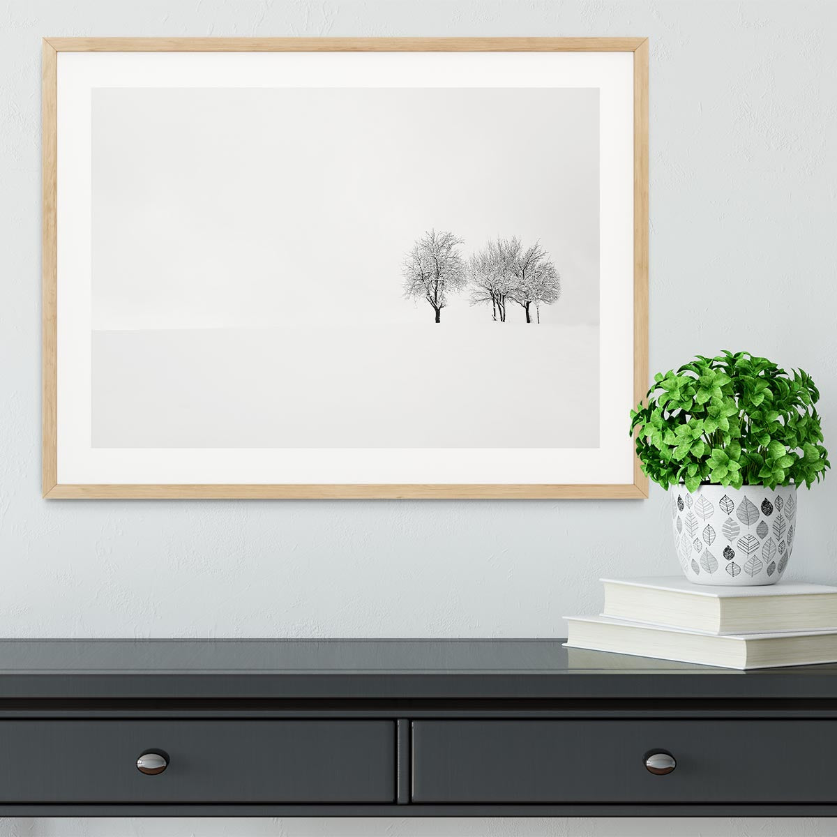 Tree And Silence Framed Print - Canvas Art Rocks - 3